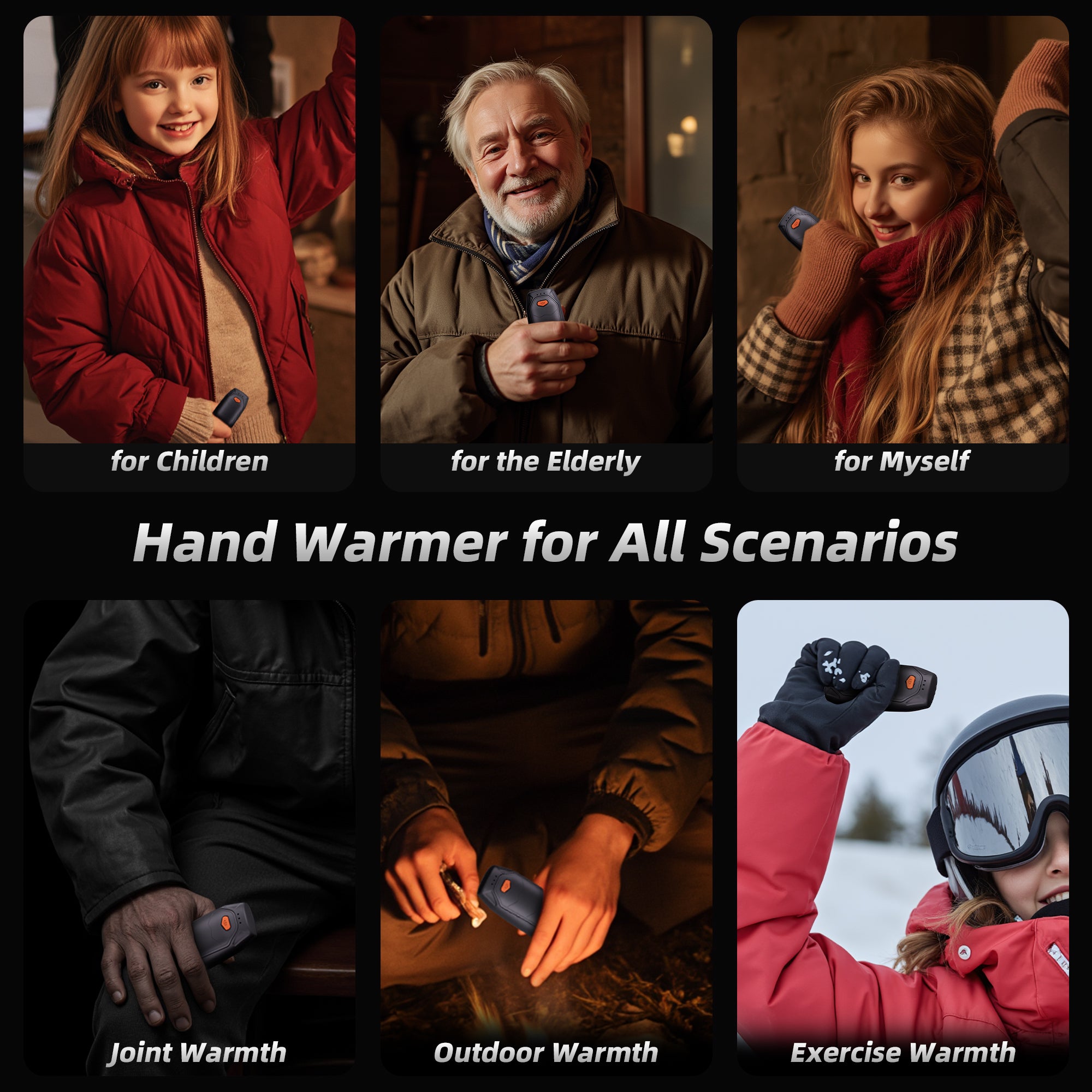 Hand Warmers Rechargeable with Charging Case, Portable 3 in 1 Electric Handwarmers Reusable, USB Winter Pocket Heater 2 Pack, Gifts for Women, Men, Raynauds Hand Warmers Rechargeable with Charging Case, Portable 3 in 1 Electric Handwarmers Reusable, USB Winter Pocket Heater 2 Pack, Gifts for Women, Men, Raynauds